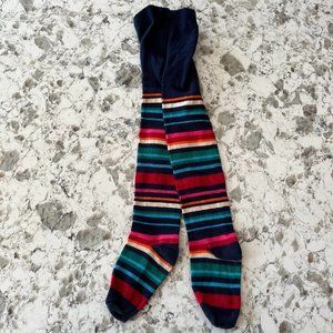 Gymboree sparkle striped tights sz 3